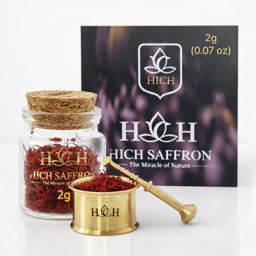 Super Negin Saffron Threads, Premium Grade A Saffron Spice, Long Red Stigmas for Rice, Tea, Paella, Risotto and Desserts – Rich Color and Aroma (2g)